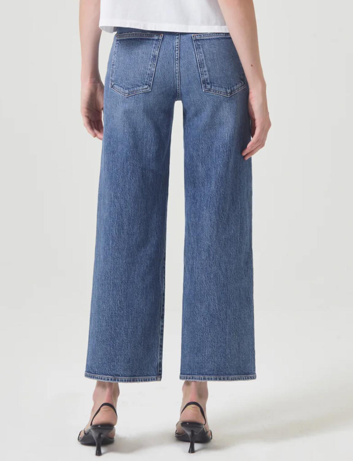Agolde - Harper High Rise Wide Leg Crop Jeans