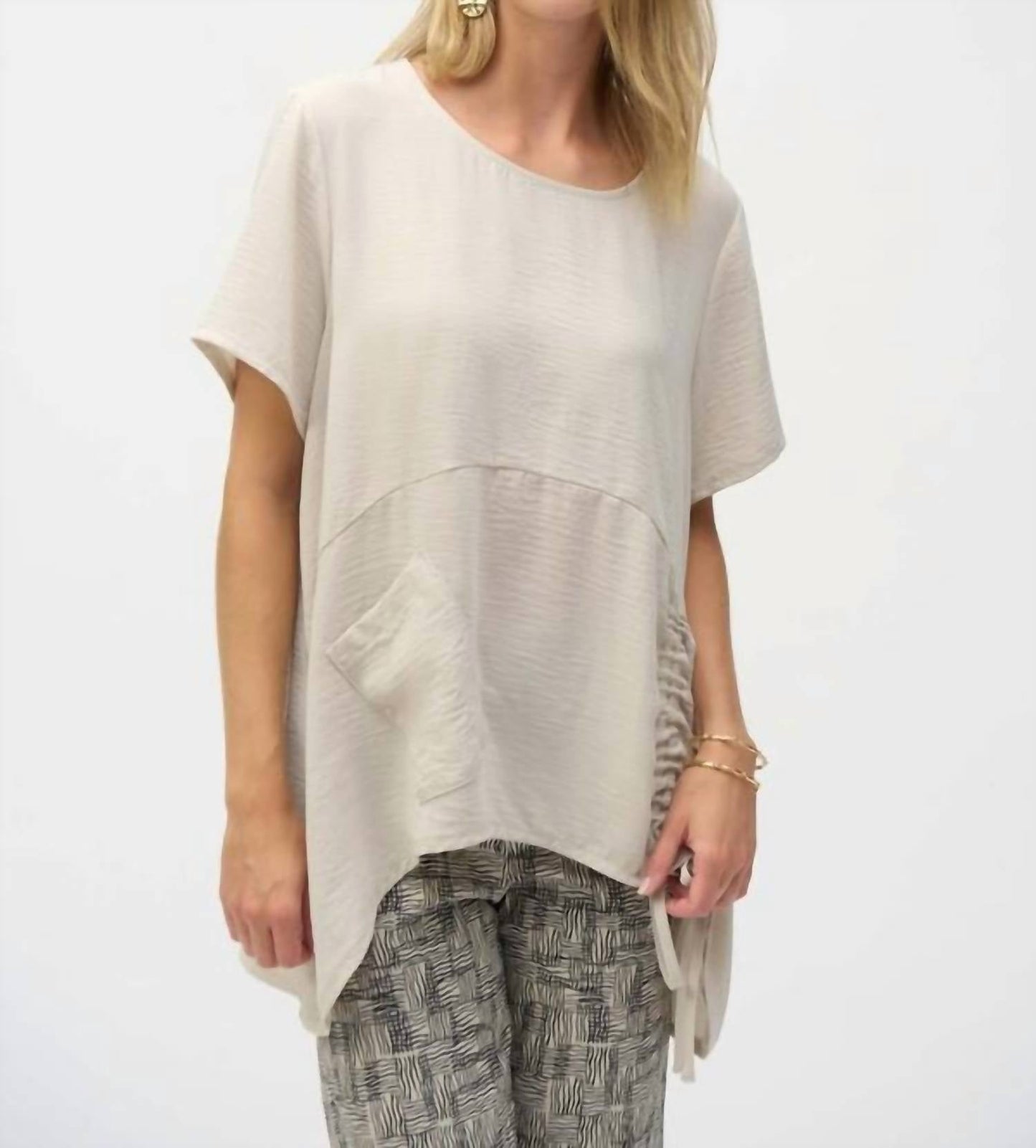Joseph Ribkoff - Asymetrical Boxy Top