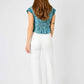 Judy Blue - High-waisted Braided Detail Wide Leg Jeans