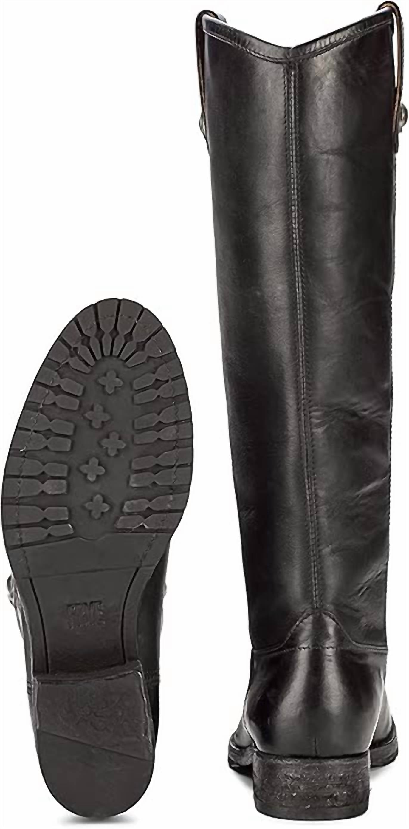 Frye - Women's Melissa Button Leather Riding Boots