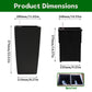 Pack of 2 Square Planters with Automatic Watering System