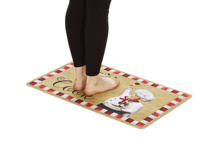2-Pack Premium Comfort Kitchen Mats (Kiss the Cook)