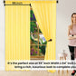 J&V TEXTILES 4-Pack Value: Solid Sheer Window Curtain Panels