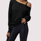 Spiritual Gangster - Vida Off Shoulder Sweatshirt
