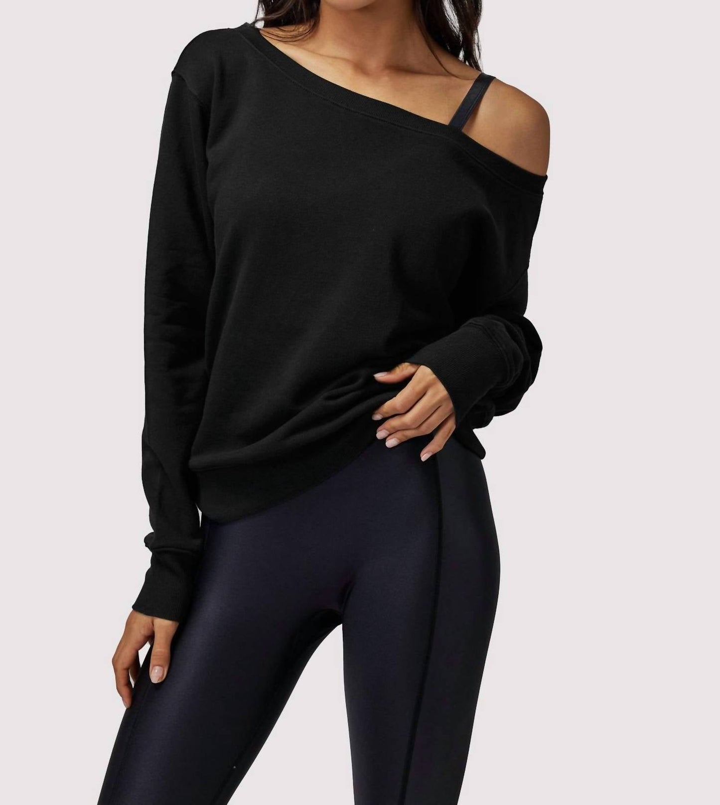 Spiritual Gangster - Vida Off Shoulder Sweatshirt