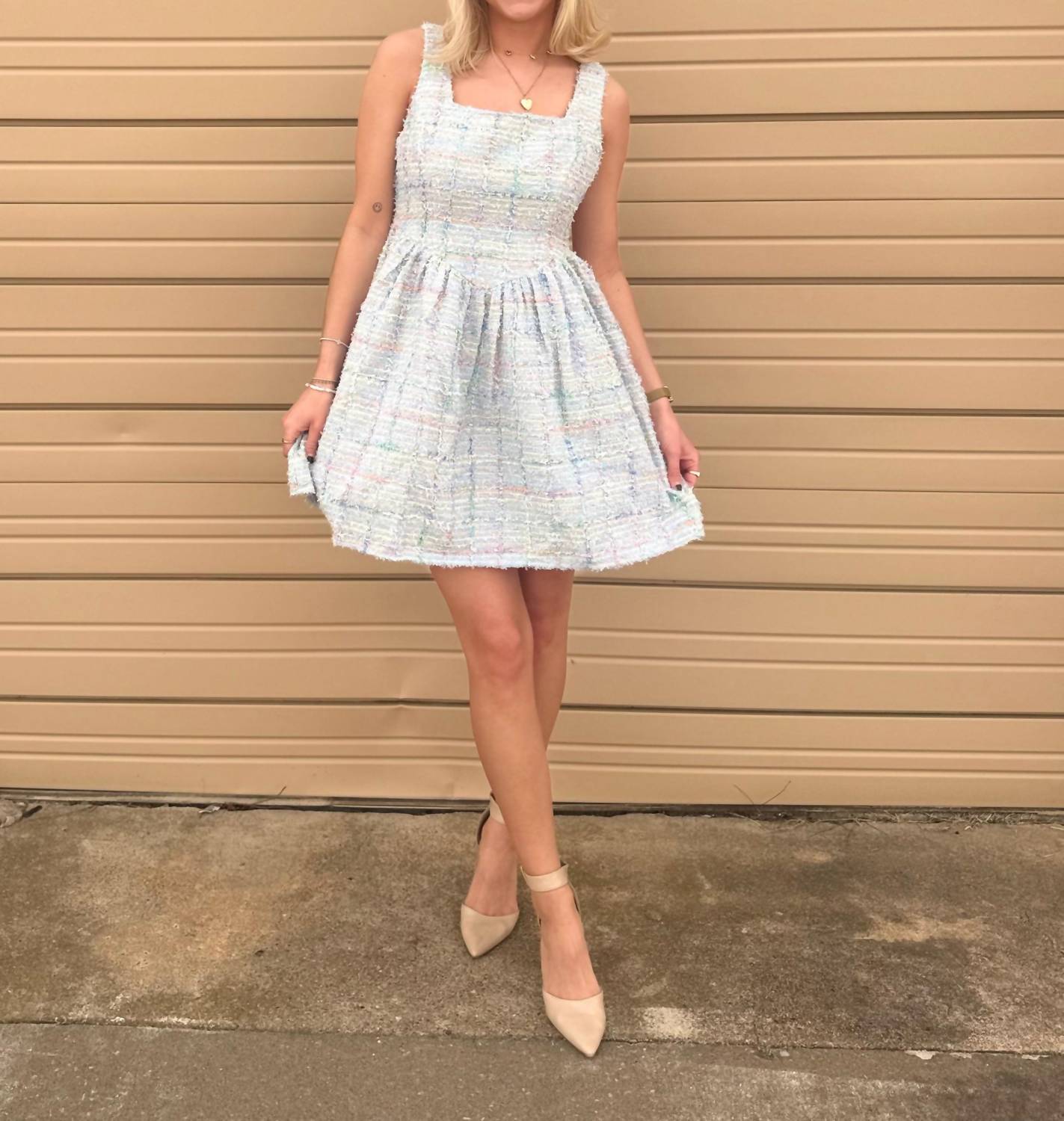 Aureum - Wren Tweed Mini Dress