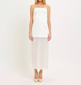 Lena - Contrast Maxi Dress