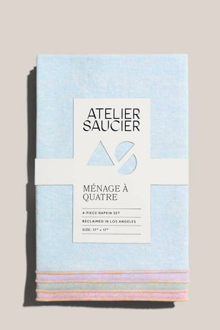 Atelier Saucier - Hummingbird Cotton Napkins
