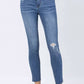 Judy Blue - Hi-waisted Dandelion Embroidery Skinny Jeans