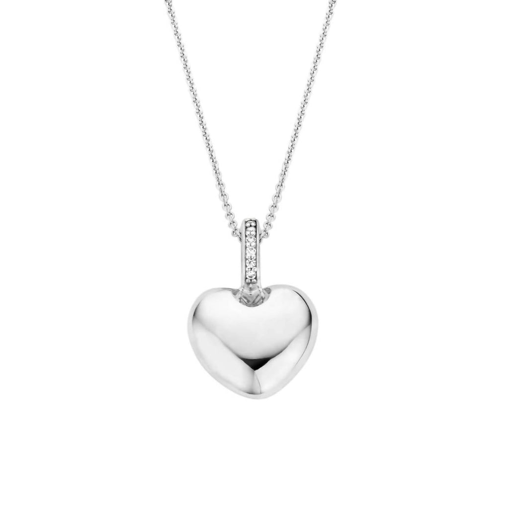 Ti Sento - Women's Puff Heart Necklace – Steals