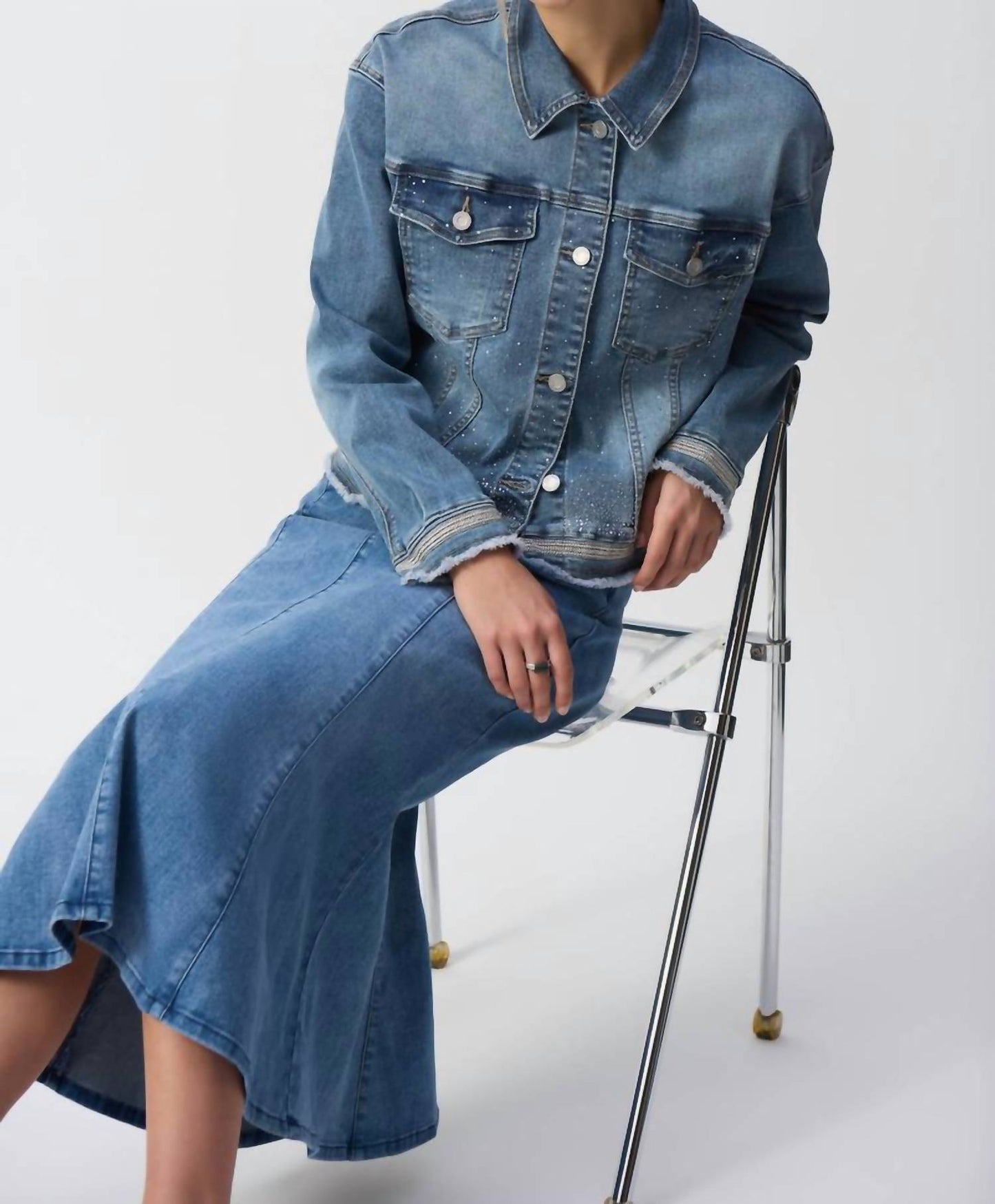 Joseph Ribkoff - Bell Denim Skirt