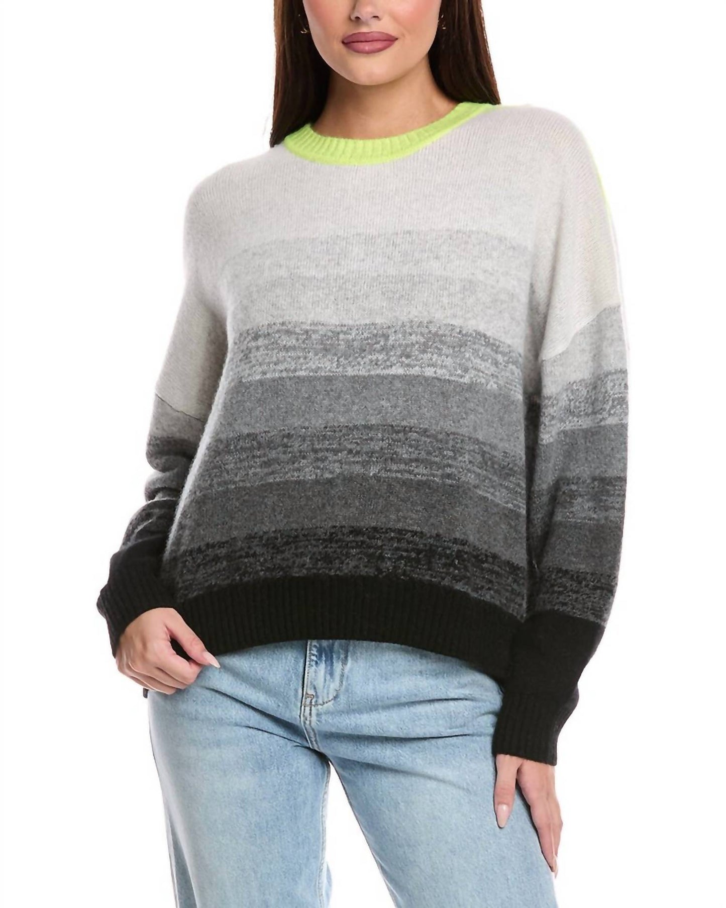 Brodie Cashmere - Gradient Fade Crew Sweater