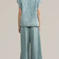 Aaron & Amber - Denim Quilted Vest