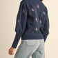 &Merci - Flower Embroidered Sweater