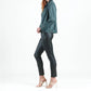 Clara Sunwoo - Liquid Leather Button Front Jacket