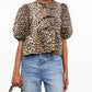 Ganni - Women's Poplin Peplum Blouse