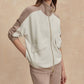 Varley - Garcia Two Tone Zip Through Sweatshirt