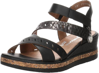Remonte - Women's Wedge Heel Leather Sandals