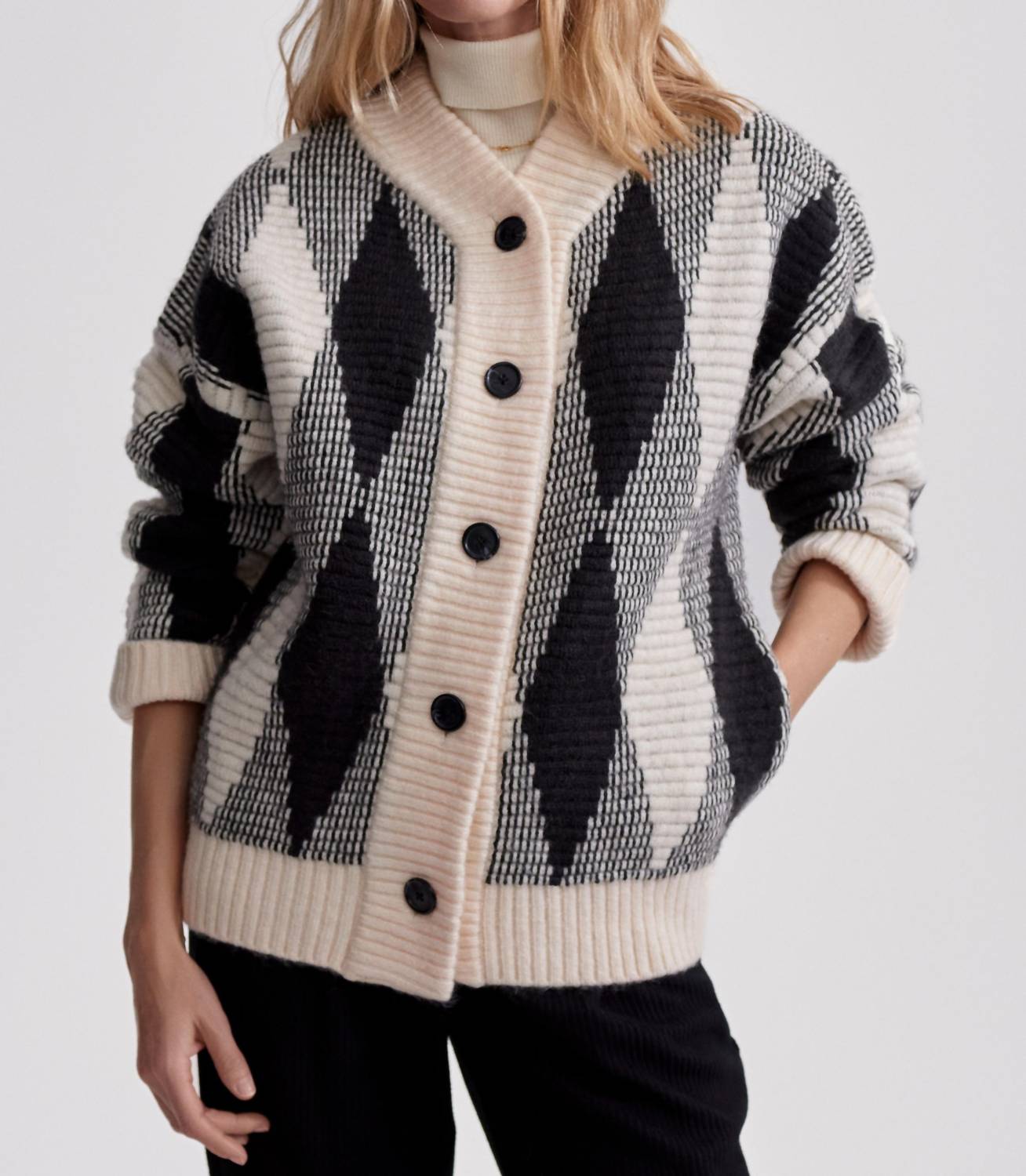 Varley - Nancy Jacquard Knit Jacket
