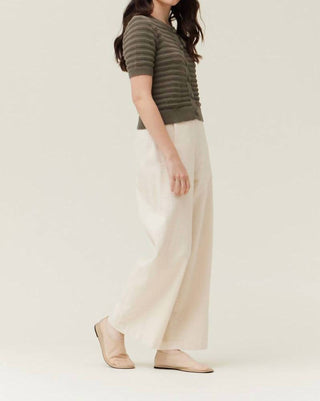 Grade & Gather - Cropped Short Sleeve Cardigan