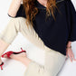 Joseph Ribkoff - Zip Front Dolman Sleeve Boxy Sweater