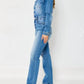 Judy Blue - High Waisted Long Sleeve Slim Jumpsuit