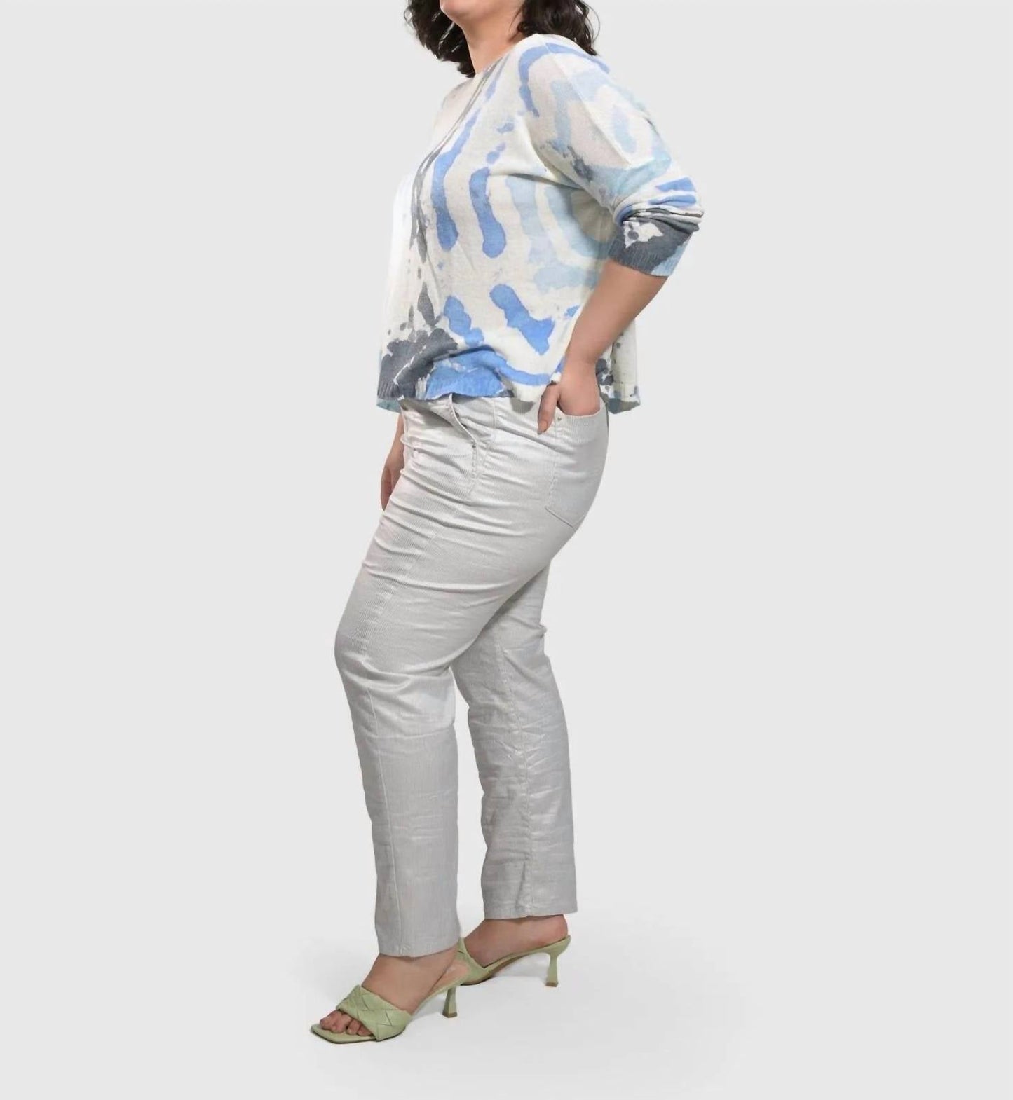 Alembika - Pinstripe Iconic Stretch Jeans