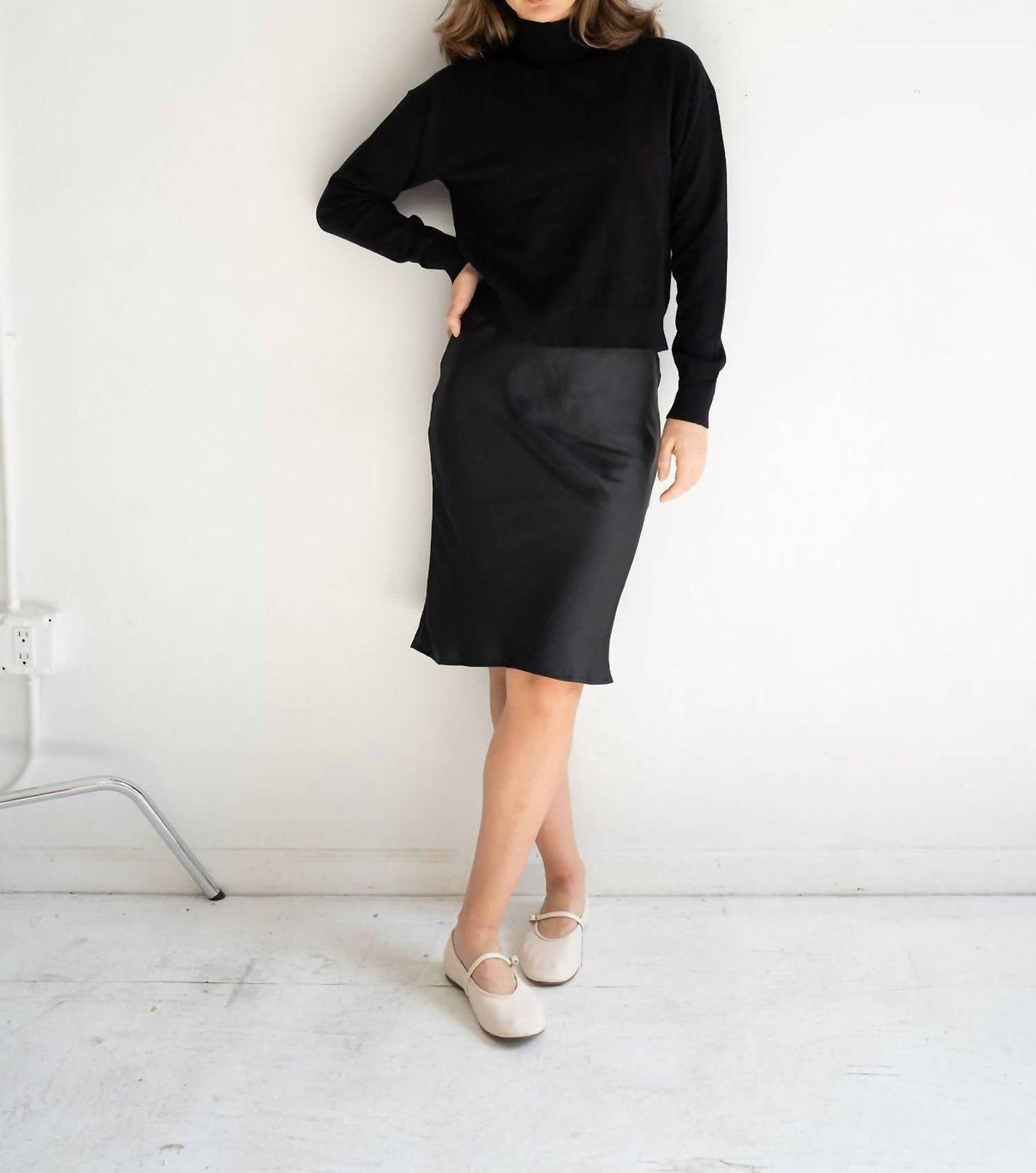 Mima Rosso - Petite Length Slip Skirt