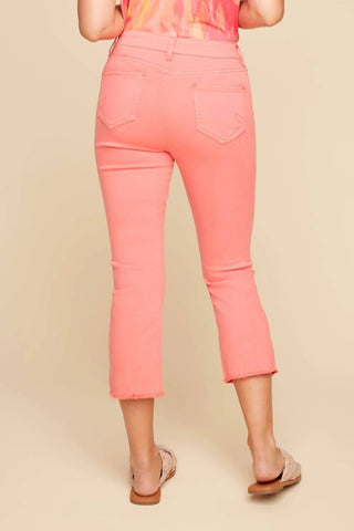 Renuar - Woven Cropped Boot Leg Pant