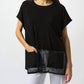 Joseph Ribkoff - Hip-length Crew Neck Blouse