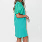 Thml - Poplin Sleeve Textured Mini Dress