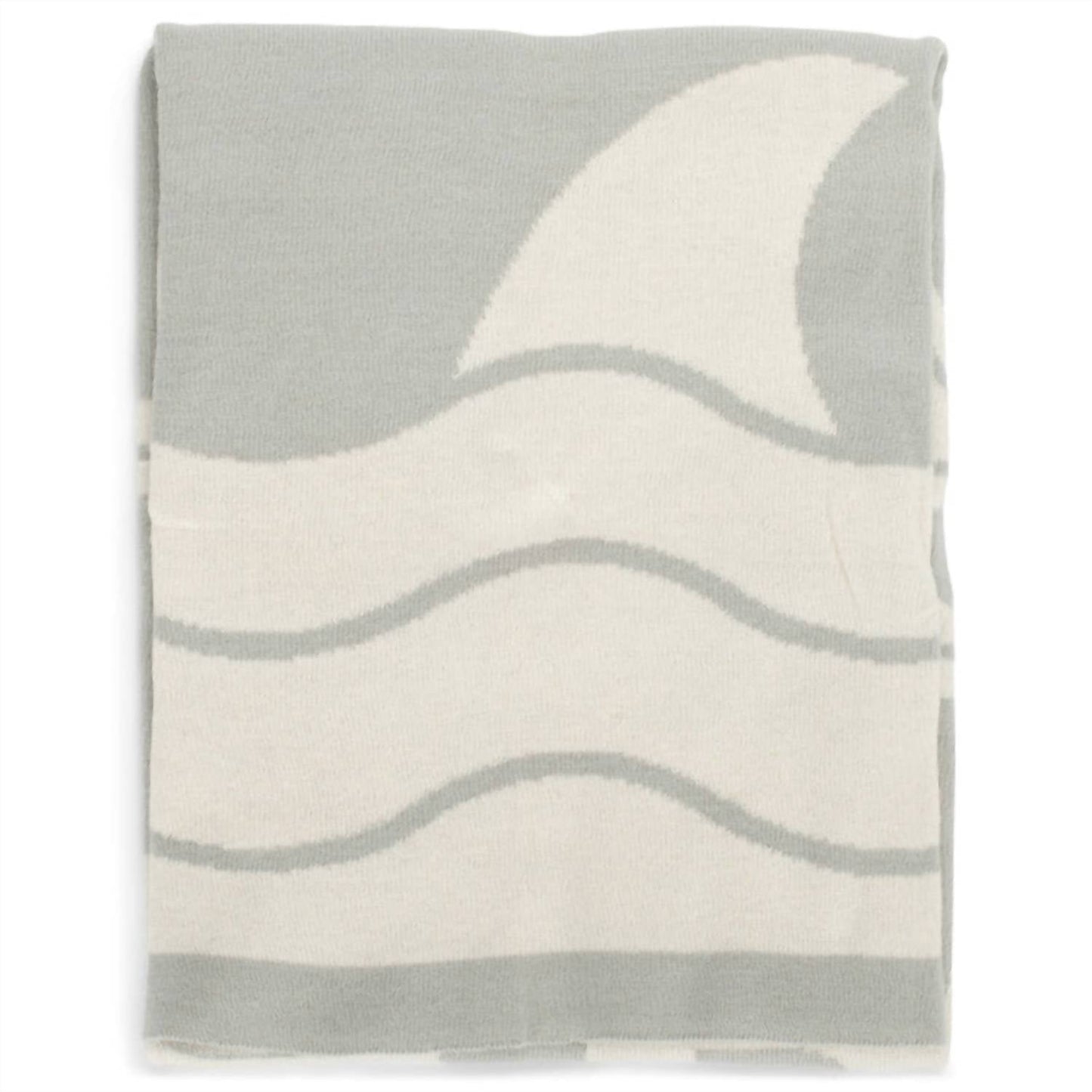 Demdaco - Baby Shark Woven Blanket
