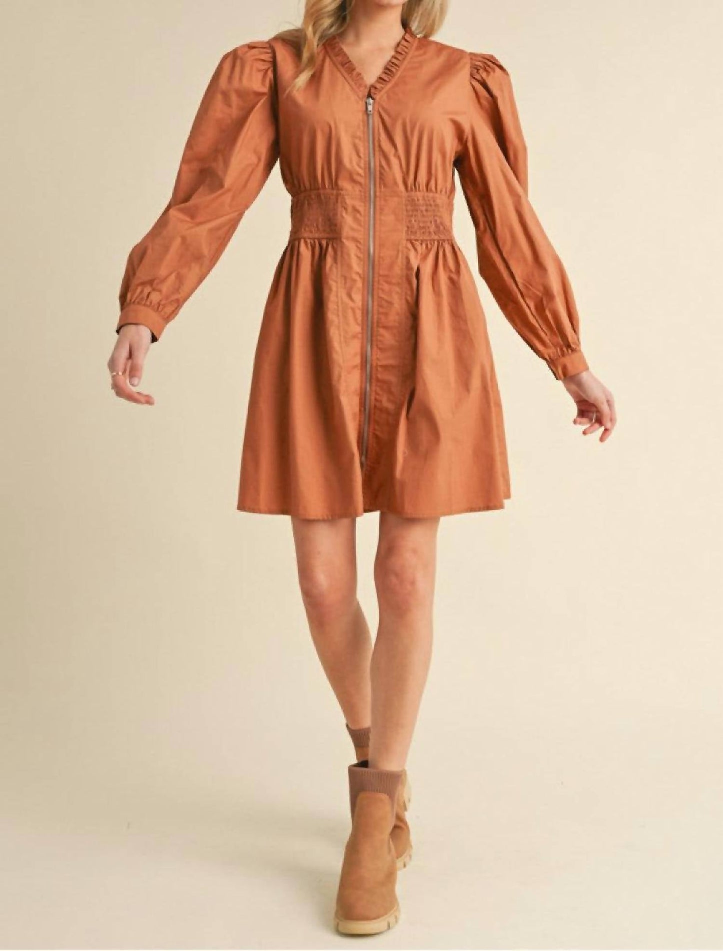 Jodifl - Felecity Front Zip Dress