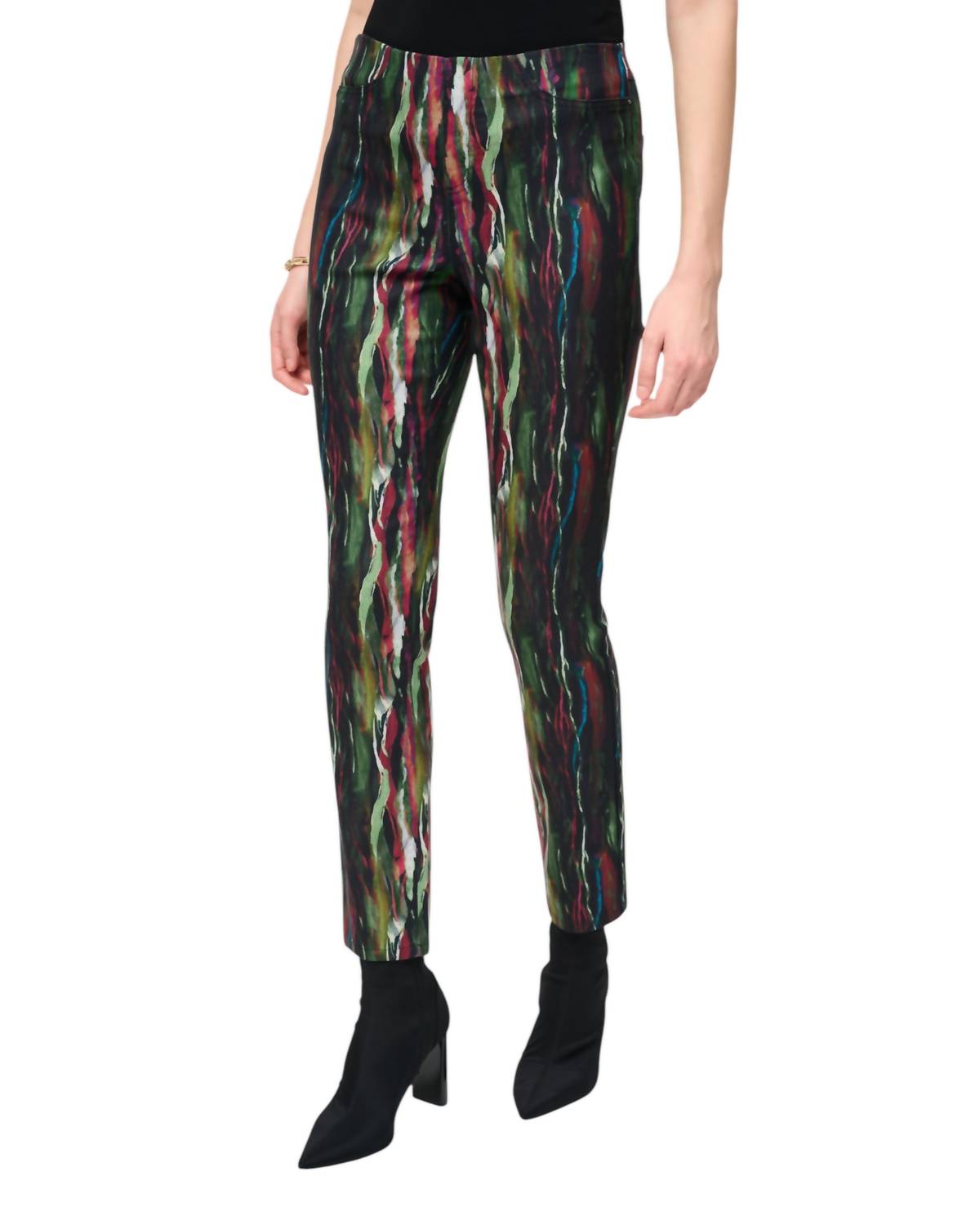 Joseph Ribkoff - Abstract Print Classic Pants