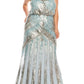 Aidan Mattox - Allover Beaded Long Dress