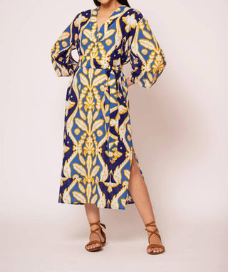 Beyond By Vera - Isla Cotton With Sash Maxi Dress