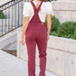 Judy Blue - High Waist Garment Dyed Boyfriend Double Cuff Overalls