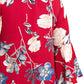 Entro - Floral Bell Sleeve Dress