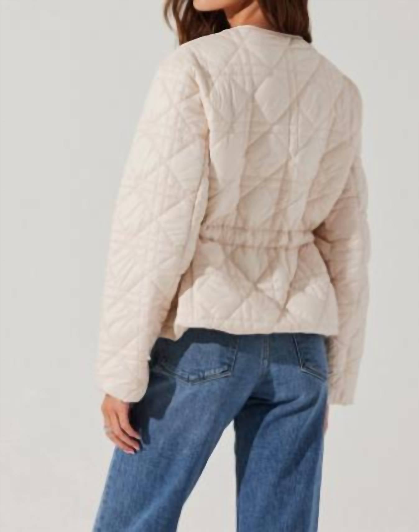 Astr - Joslyn Diamond Quilted Jacket