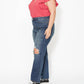 Judy Blue - High Waist Knee Ripped Dad Denim Jeans