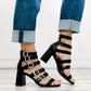 Corkys Footwear - Women's Buckle Down Heel Sandals