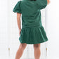 Tcec - Louise Pleated Aline Puff Sleeve Mini Dress