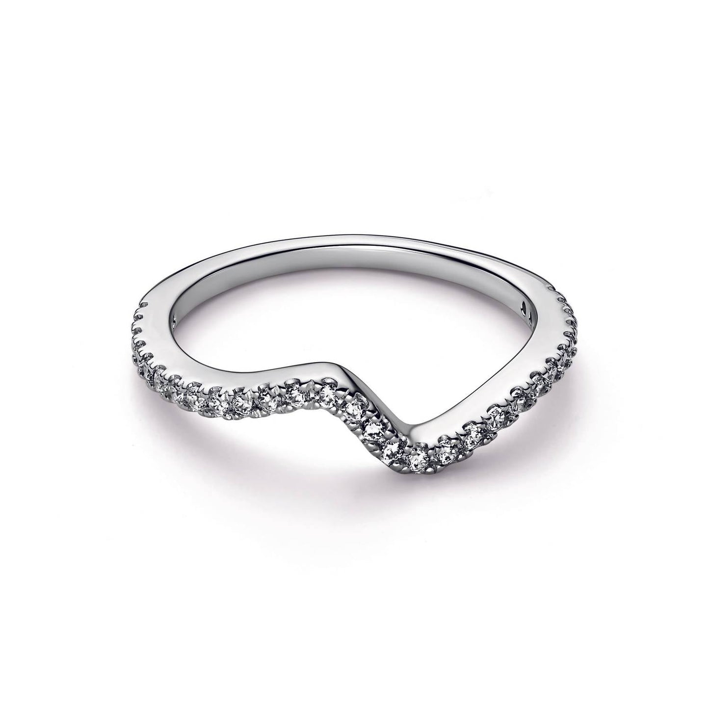 Pandora - Women's Sparkling Wave Ring