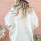 And The Why - Leopard Printed Balloon Sleeve Pullover Sweater