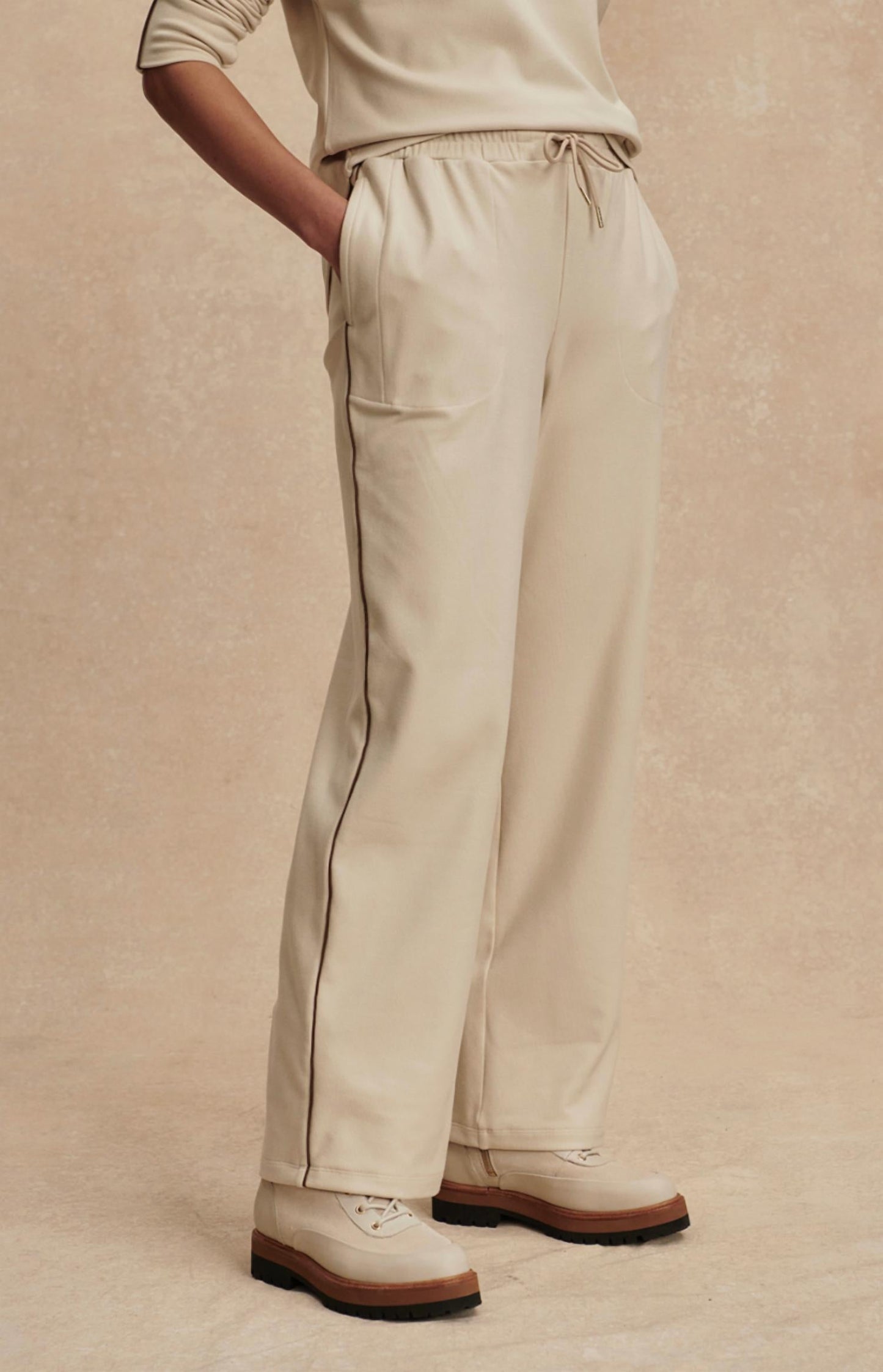Varley - Brushed Rib Straight Leg Pants