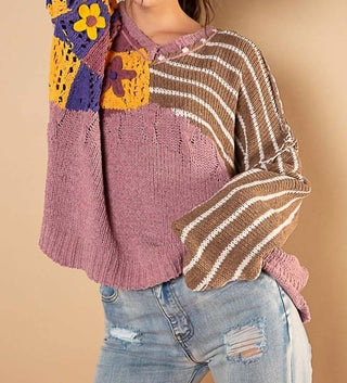 Pol - Chenille Crochet Sweater