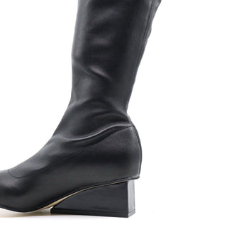 All Black - Women's Square Edge Boots