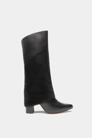 Dante Shoes - Women's Leather Tall Overlay Boots