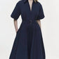 Jonathan Simkhai - Deanna Short Sleeve Belted Mini Dress