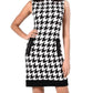 Frank Lyman - Houndstooth Print Mini Dress